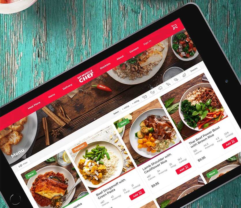 My Muscle Chef Responsive Web Design