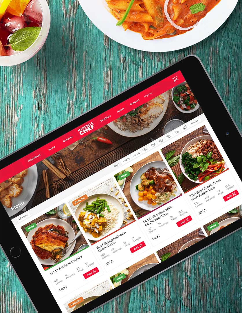 My Muscle Chef Responsive Web Design