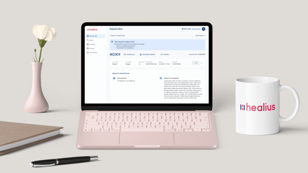 Healius Request Manager Portal